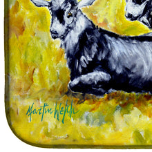Load image into Gallery viewer, Three Goats Dish Drying Mat – Absorbent, Artistic Kitchen Essentials MW1266DDM