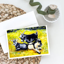 Load image into Gallery viewer, Three Goats Greeting Cards - Blank Note Cards – 8-Pack of Artist-Designed Cards with Envelopes