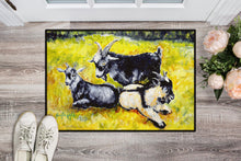 Load image into Gallery viewer, Three Goats Doormat - 24x36 Decorative Floor Mat – Indoor/Outdoor Rug with Artistic Flair MW1266JMAT