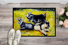 Load image into Gallery viewer, Three Goats Doormat - 18x27 Decorative Floor Mat – Indoor/Outdoor Rug with Artistic Flair MW1266MAT
