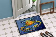 Load image into Gallery viewer, Blue Gray Kinda Day Crab Doormat - 24x36 Decorative Floor Mat – Indoor/Outdoor Rug with Artistic Flair MW1269JMAT
