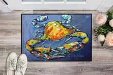 Load image into Gallery viewer, Blue Gray Kinda Day Crab Doormat - 24x36 Decorative Floor Mat – Indoor/Outdoor Rug with Artistic Flair MW1269JMAT