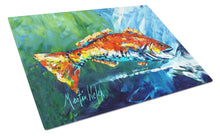Load image into Gallery viewer, Break Through Red Fish Glass Cutting Boards – Durable, Decorative Kitchen Art Large MW1270LCB