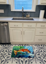 Load image into Gallery viewer, Break Through Red Fish Machine Washable Memory Foam Mat MW1270RUG