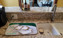 Load image into Gallery viewer, Breakfast Delight Beignets Dish Drying Mat – Absorbent, Artistic Kitchen Essentials MW1271DDM