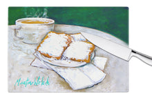 Load image into Gallery viewer, Breakfast Delight Beignets Glass Cutting Boards – Durable, Decorative Kitchen Art Large MW1271LCB