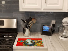 Load image into Gallery viewer, Caught Red Handed Cow Glass Cutting Boards – Durable, Decorative Kitchen Art Large MW1272LCB