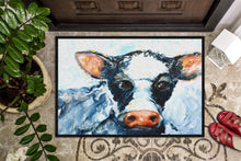 Load image into Gallery viewer, Cow Lick Black and White Cow Doormat - 24x36 Decorative Floor Mat – Indoor/Outdoor Rug with Artistic Flair MW1273JMAT