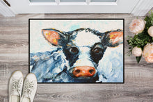 Load image into Gallery viewer, Cow Lick Black and White Cow Doormat - 24x36 Decorative Floor Mat – Indoor/Outdoor Rug with Artistic Flair MW1273JMAT