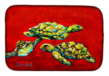 Load image into Gallery viewer, Drifting Home Turtles Dish Drying Mat – Absorbent, Artistic Kitchen Essentials MW1274DDM