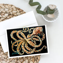 Load image into Gallery viewer, Eye On You Octopus Greeting Cards - Blank Note Cards – 8-Pack of Artist-Designed Cards with Envelopes