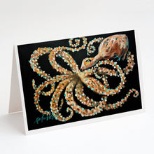Load image into Gallery viewer, Eye On You Octopus Greeting Cards - Blank Note Cards – 8-Pack of Artist-Designed Cards with Envelopes