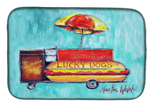 Load image into Gallery viewer, Lucky Dog for Me Dish Drying Mat – Absorbent, Artistic Kitchen Essentials MW1279DDM