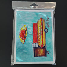 Load image into Gallery viewer, Lucky Dog for Me Greeting Cards - Blank Note Cards – 8-Pack of Artist-Designed Cards with Envelopes