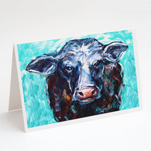 Load image into Gallery viewer, Moo Cow Greeting Cards - Blank Note Cards – 8-Pack of Artist-Designed Cards with Envelopes