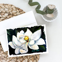 Load image into Gallery viewer, Sweet Magnolia Greeting Cards - Blank Note Cards – 8-Pack of Artist-Designed Cards with Envelopes