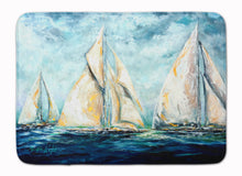 Load image into Gallery viewer, The Last Mile Sail boats Machine Washable Memory Foam Mat MW1283RUG