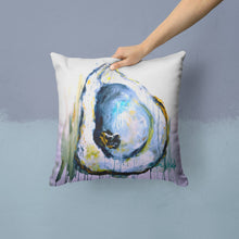 Load image into Gallery viewer, Aqua Sand Oyster Throw Pillow - 14x14 Decorative Pillow – Art for Your Home &amp; Patio MW1300PW1414