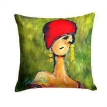 Load image into Gallery viewer, Lady Aziline Throw Pillow - 14x14 Decorative Pillow – Art for Your Home &amp; Patio MW1301PW1414
