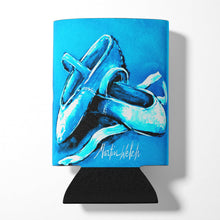 Load image into Gallery viewer, Ballet Shoes Aqua Blue Can or Bottle Hugger MW1303CC