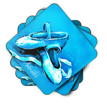 Load image into Gallery viewer, Ballet Shoes Aqua Blue Foam Coaster  MW1303FC