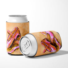 Load image into Gallery viewer, Ballet Shoes Brown and Pink Can or Bottle Hugger MW1304CC