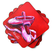 Load image into Gallery viewer, Ballet Shoes Red Foam Coaster  MW1306FC