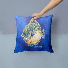 Load image into Gallery viewer, Blue Gill Throw Pillow - 14x14 Decorative Pillow – Art for Your Home &amp; Patio MW1307PW1414
