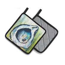 Load image into Gallery viewer, Blue Rock Oyster Pot Holders - Set of 2 Decorative Kitchen Helpers | Made in the USA MW1308PTHD