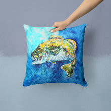 Load image into Gallery viewer, Bobby Bass Throw Pillow - 14x14 Decorative Pillow – Art for Your Home &amp; Patio MW1310PW1414