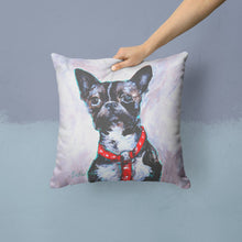 Load image into Gallery viewer, Boston Terrier Brindle Ziggy Throw Pillow - 14x14 Decorative Pillow – Art for Your Home &amp; Patio MW1312PW1414