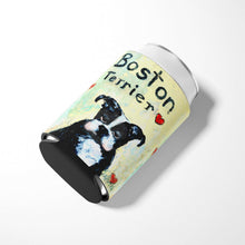 Load image into Gallery viewer, Boston Terrier Where's my Bibb Can or Bottle Hugger MW1316CC