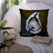 Load image into Gallery viewer, Brown Eye Oyster Throw Pillow - 14x14 Decorative Pillow – Art for Your Home &amp; Patio MW1317PW1414
