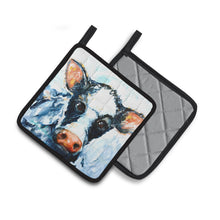 Load image into Gallery viewer, Cow Lick Pot Holders - Set of 2 Decorative Kitchen Helpers | Made in the USA MW1320PTHD