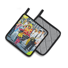Load image into Gallery viewer, Mardi Gras Dancin' in the Street Pot Holders - Set of 2 Decorative Kitchen Helpers | Made in the USA MW1324PTHD