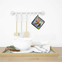 Load image into Gallery viewer, Mardi Gras Dancin' in the Street Pot Holders - Set of 2 Decorative Kitchen Helpers | Made in the USA MW1324PTHD