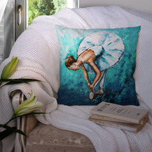 Load image into Gallery viewer, Ballet Early Pratice Throw Pillow - 14x14 Decorative Pillow – Art for Your Home &amp; Patio MW1325PW1414