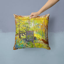 Load image into Gallery viewer, Streetcar End of the Line Throw Pillow - 14x14 Decorative Pillow – Art for Your Home &amp; Patio MW1326PW1414