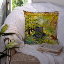 Load image into Gallery viewer, Streetcar End of the Line Throw Pillow - 14x14 Decorative Pillow – Art for Your Home &amp; Patio MW1326PW1414