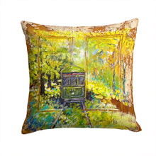 Load image into Gallery viewer, Streetcar End of the Line Throw Pillow - 14x14 Decorative Pillow – Art for Your Home &amp; Patio MW1326PW1414