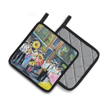 Load image into Gallery viewer, French Quarter Frolic Pot Holders - Set of 2 Decorative Kitchen Helpers | Made in the USA MW1328PTHD