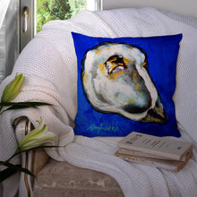 Load image into Gallery viewer, Oyster Gray Shell Throw Pillow - 14x14 Decorative Pillow – Art for Your Home &amp; Patio MW1329PW1414