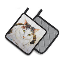 Load image into Gallery viewer, Lanie Cat Pot Holders - Set of 2 Decorative Kitchen Helpers | Made in the USA MW1334PTHD