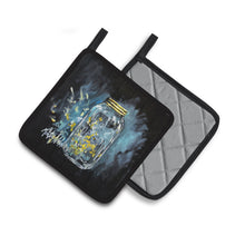 Load image into Gallery viewer, Lightning Bugs Pot Holders - Set of 2 Decorative Kitchen Helpers | Made in the USA MW1335PTHD