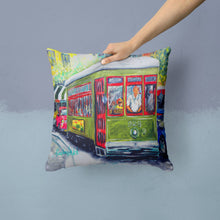 Load image into Gallery viewer, Streetcar Mid Summer Throw Pillow - 14x14 Decorative Pillow – Art for Your Home &amp; Patio MW1338PW1414