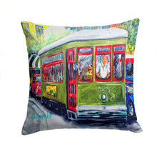 Load image into Gallery viewer, Streetcar Mid Summer Throw Pillow - 14x14 Decorative Pillow – Art for Your Home &amp; Patio MW1338PW1414