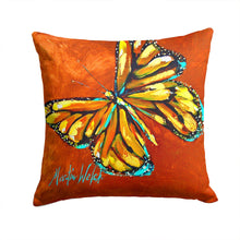 Load image into Gallery viewer, Monarch Butterfly Throw Pillow - 14x14 Decorative Pillow – Art for Your Home &amp; Patio MW1339PW1414