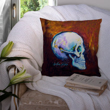 Load image into Gallery viewer, Skeleton My Best Side Throw Pillow - 14x14 Decorative Pillow – Art for Your Home &amp; Patio MW1341PW1414