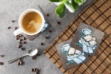 Load image into Gallery viewer, Beignets Piping Hot Coasters - Set of 4 Lightweight Foam, Absorbent Drink Coasters  MW1344FC