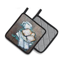 Load image into Gallery viewer, Beignets Piping Hot Pot Holders - Set of 2 Decorative Kitchen Helpers | Made in the USA MW1344PTHD